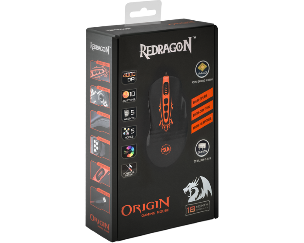 Redragon приложение. Redragon Origin Mouse USB.